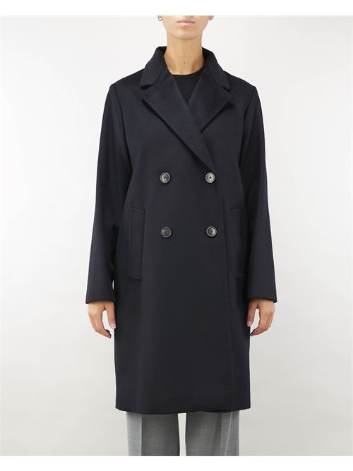 Double-breasted wool drap coat Elisabetta Franchi MAX MARA WEEKEND | Coat | ZUM13